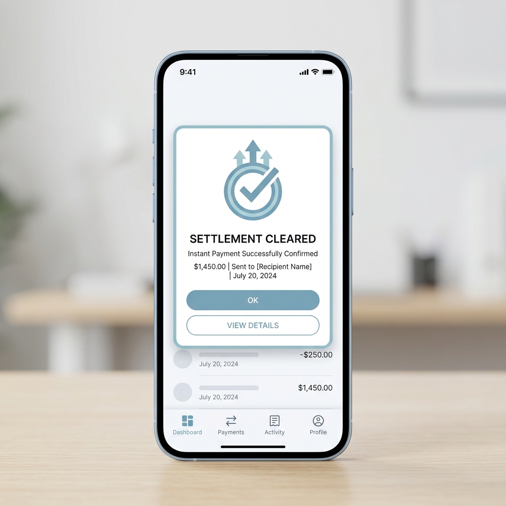 Instant Payment Notification UI